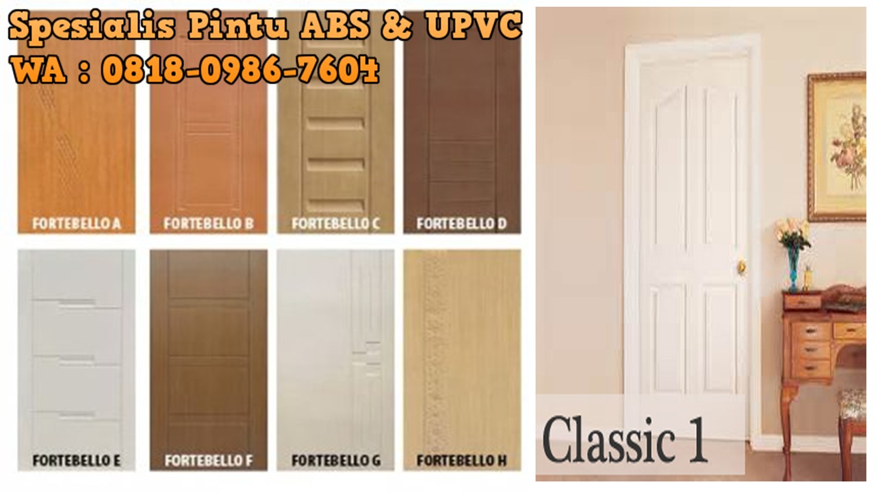  pintu  wc pvc  ukuran daun  pintu  klasik minimalis Katalog 